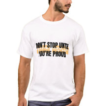 Stop Niet Totdat Je Trots Bent Motivatie T