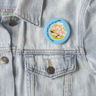 Stop Niet Totdat Je Trots Bent Motiverende Quote Ronde Button 5,7 Cm