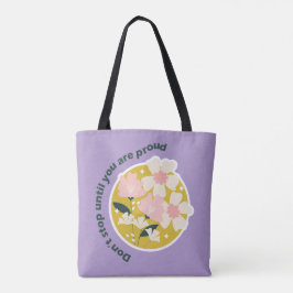 Stop Niet Totdat Je Trots Bent  Motiverende Spreuk Tote Bag