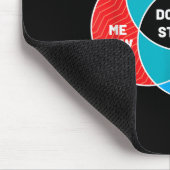 Stop niet Venn Diagram Clic Rock Muismat (Hoek)