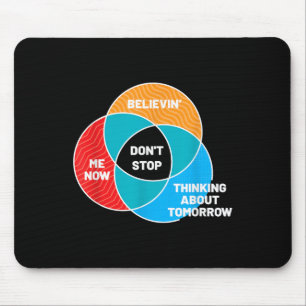 Stop niet Venn Diagram Clic Rock Muismat