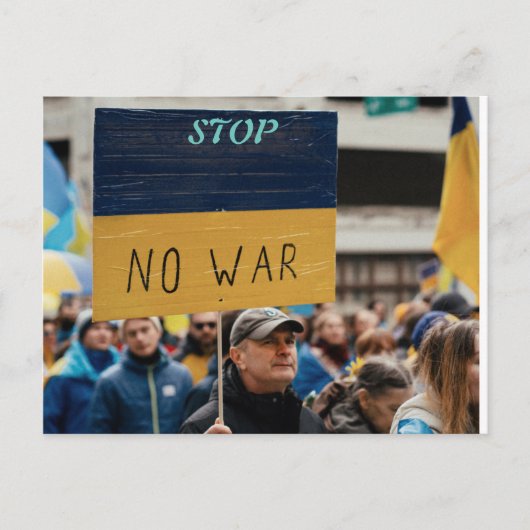 STOP NO WAR BRIEFKAART (Voorkant)