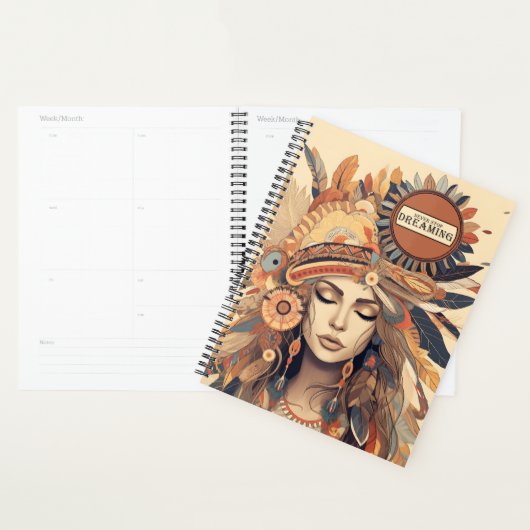 Stop nooit dagelijks met dromen planner (Display)