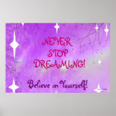 STOP NOOIT DREAMING Poster (Voorkant)