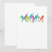 Stop nooit Gealigneerde het Schatsen Rollerblading Kaart (Voorkant / Achterkant)