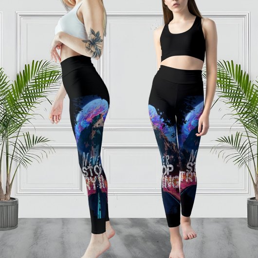 Stop nooit met het drogen van moderne LEGGINGS voo