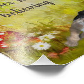 Stop nooit met het geloven van de Duitse herderdee Foto Afdruk (Hoek)