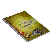 Stop nooit met het geloven van de Duitse herderdee Notitieboek (Rechterzijde)