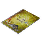 Stop nooit met het geloven van de Duitse herderdee Notitieboek (Linkerzijde)