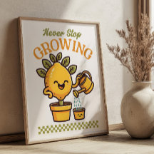 Stop nooit met het kweken van Lemon Tree Mascot Re