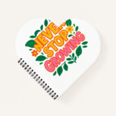 Stop nooit met het kweken van Notitieboek (Voorkant)