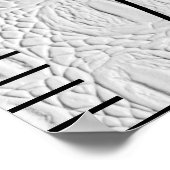 Stop nooit met het opzoeken van baby boy groeikaar poster (Hoek)