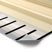 Stop nooit met het opzoeken van baby boy groeikaar poster (Hoek)