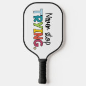 Stop nooit met het proberen van Pickleball Paddle (Achterkant)