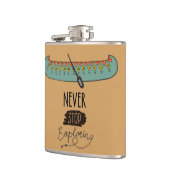 Stop nooit met het verkennen van kano heupfles (Links)