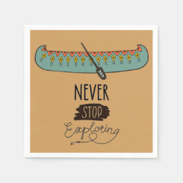 Stop nooit met het verkennen van kano servetten