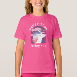 Stop nooit met jou te zijn, Unicorn T-Shirt