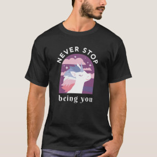 Stop nooit met jou te zijn, Unicorn T-Shirt