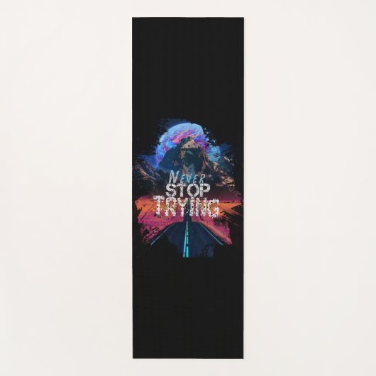 Stop nooit met moderne mannen te proberen yogamat (Voorkant)