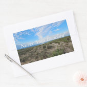 Stop nooit met Stickers aan het strand (Envelop)