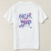 Stop nooit met T-shirts (Design achterkant)