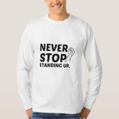 STOP NOOIT OPLOSSEN T-SHIRT (Voorkant)