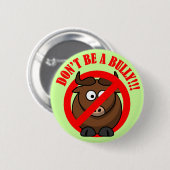 Stop nu pesten: Niet pesten Ronde Button 5,7 Cm (Voorkant /achterkant)