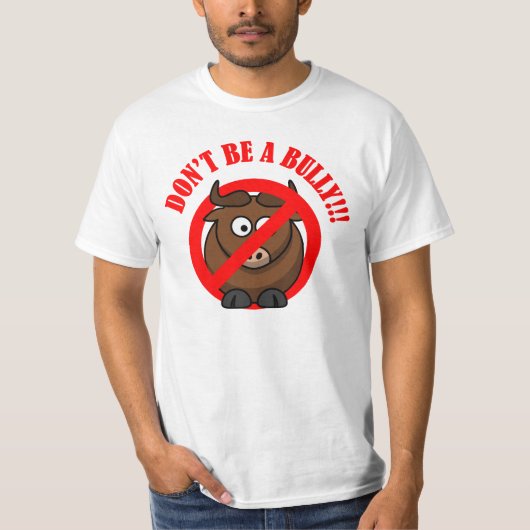 Stop nu pesten: Niet pesten T-shirt (Voorkant)