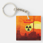 Stop Nuclear Sleutelhanger (voorkant)