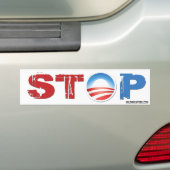 Stop Obama 2012 Bumpersticker (Op auto)