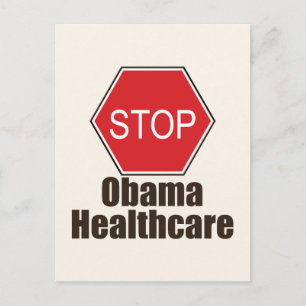 Stop Obama Healthcare Briefkaart