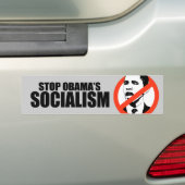 STOP OBAMA-SOCIALISME BUMPERSTICKER (Op auto)