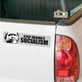 STOP OBAMA SOCIALISME BUMPERSTICKER (Op Truck)