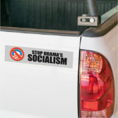 STOP OBAMA SOCIALISME BUMPERSTICKER (Op Truck)