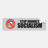 STOP OBAMA SOCIALISME BUMPERSTICKER (Voorkant)