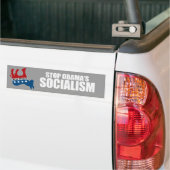 STOP OBAMA SOCIALISME Bumpersticker (Op Truck)