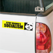STOP OBAMA SOCIALISME BUMPERSTICKER (Op Truck)