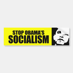 STOP OBAMA SOCIALISME BUMPERSTICKER