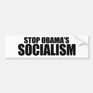 STOP OBAMA SOCIALISME BUMPERSTICKER