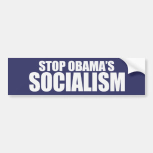 STOP OBAMA SOCIALISME Bumpersticker