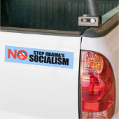 STOP OBAMA SOCIALISME BUMPERSTICKER (Op Truck)