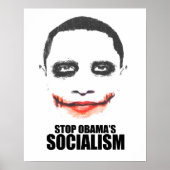 STOP OBAMA SOCIALISME POSTER (Voorkant)