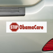 Stop ObamaCare Bumpersticker (Op auto)