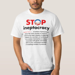 Stop Obama's neeftocratie T-shirt
