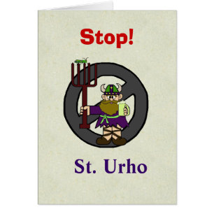 Stop of Anti-St. Urho's Day Kaart past het aan!