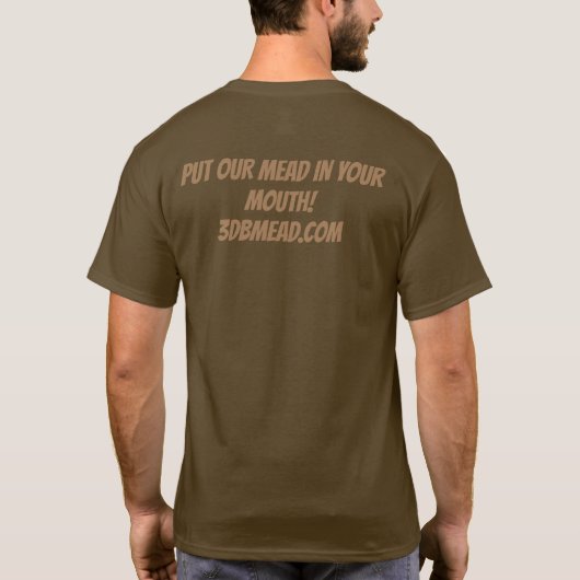 Stop onze mede in je mond t-shirt (Achterkant)