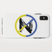 Stop oorlog in het Sierkussen Oekraïne Case-Mate iPhone Case (Achterkant (horizontaal))