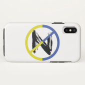 Stop oorlog in het Sierkussen Oekraïne Case-Mate iPhone Case (Achterkant (horizontaal))