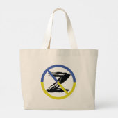 Stop oorlog in het Sierkussen Oekraïne Grote Tote Bag (Achterkant)