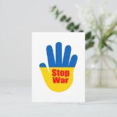 Stop oorlog in Oekraïne Briefkaart (Staand voorkant)